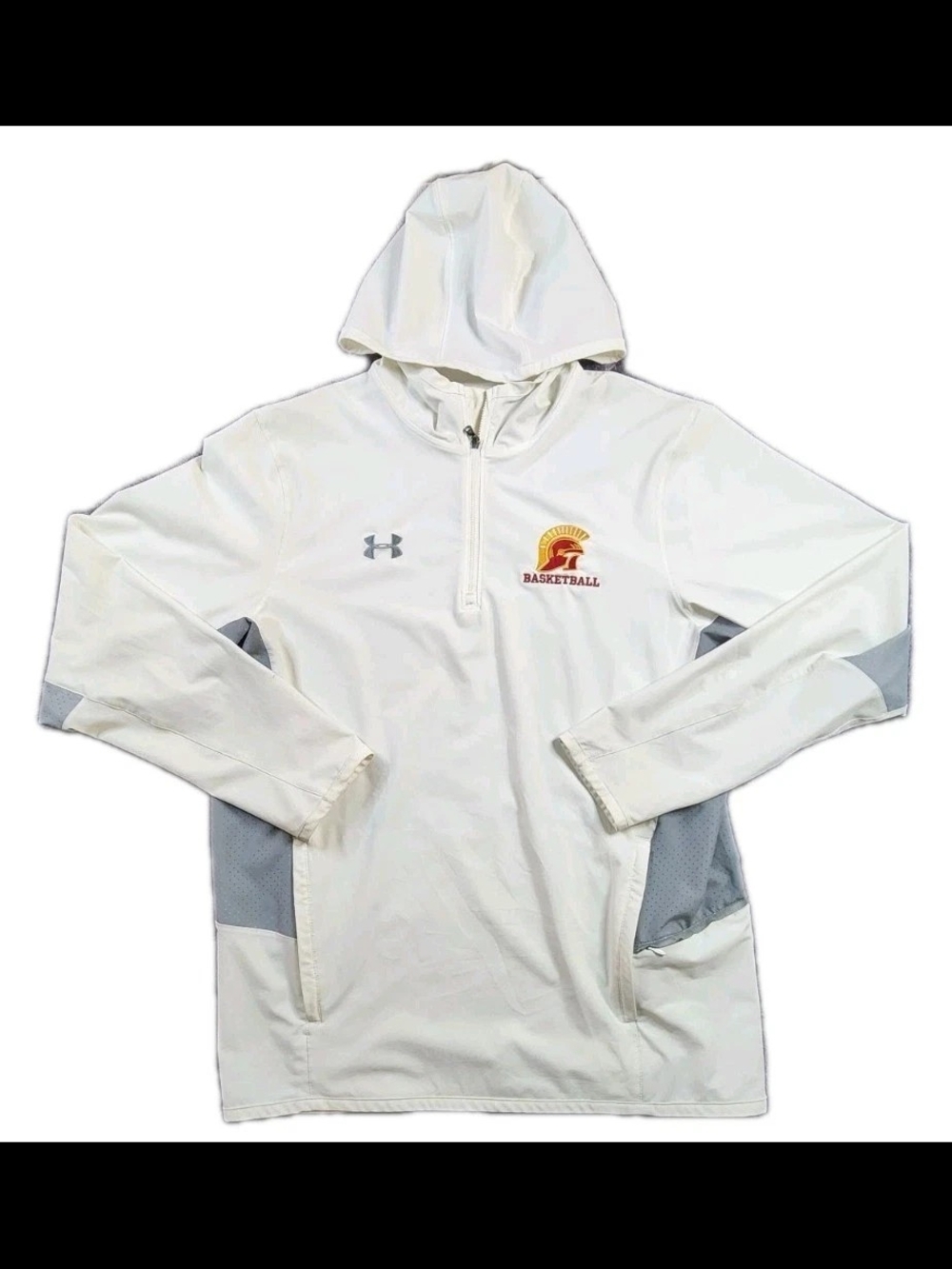 Under Armour Heat Gear USC Trojans NCAA Hoodie Lightweight Sweatshirt Mens M